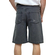 Distressed Denim Baggy Shorts Black Wash