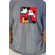 Bigbong Oversize T-shirt Mickey Mouse Square Grey