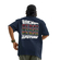 Cotton Division Back To The Future Oversize T-shirt Navy - Outatime