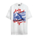 Cotton Division Jaws Tye and Dye Oversize T-shirt White