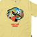 The Dudes Organic Cotton T-shirt Inner World Custard