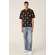 Alcott Boxy Fit T-shirt One Piece All Over Print Black