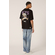 Alcott Boxy Fit T-shirt One Piece Luffy Black