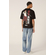 Alcott Boxy Fit T-shirt One Piece Roronoa Zoro Black