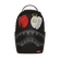 Sprayground Black Removable Eyes Backpack