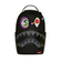 Sprayground Black Removable Eyes Backpack