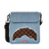 Sprayground Denim Shark Crossbody Bag