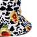 Reversible Bucket Hat Yellow Flower