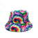 Reversible Bucket Hat Tie Dye Light Purple