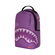 Sprayground Shark Central Purple Backpack