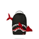 Sprayground Shark Smashed Through Backpack