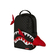 Sprayground Shark Smashed Through Backpack