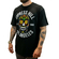 Amplified Oversized T-shirt Cypress Hill Floral Skull Black