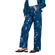 Wide Leg Floral Jeans Dark Blue