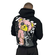 Teddy Bear Stay Real Hoodie Black