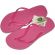 Amazonas Fun Flag women's flip flops in pink