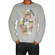 Bigbong men's sweatshirt with flower grenade print