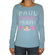 Paul Frank women's long sleeve t-shirt Julius light blue