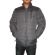 Kangol men's quilted jacket in charcoal