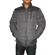 Kangol men's quilted jacket in charcoal