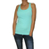 Ribbed women's tank-top aqua