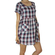 Bellfield checked short sleeves dress Danica