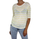 Women's breton stripe yellow top