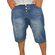 Humor men's Lago denim shorts with abrasions