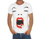 Malavita men's Lips t-shirt in white