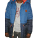 Bellfield men's puffa parka blue