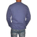 Bigbong men's dotted spiral print indigo sweatshirt