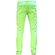 Men's color denim neon green