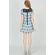 Sugarhill Ikat heart dress aqua