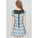 Sugarhill Ikat heart dress aqua