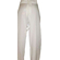 Wesc women's high waist pleat trousers in white