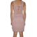 Aiko mini bodycon dress with string style back