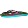 Amazonas Enjoy stripe flower women's flip flops