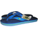 Amazonas Fun Flag men's flip flops in royal blue