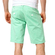 Bellfield men's chino shorts in light green