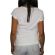 Bigbong γυναικείο t-shirt off white με πατσγουόρκ