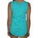 Women's slubby tank top in turquoise