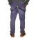 Men's chino trousers with braces in purple