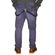 Men's chino trousers with braces in purple