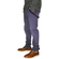 Men's chino trousers with braces in purple