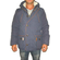 Men's navy hooded parka