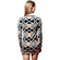 Worn By Bowie Ornamental bodycon dress multi