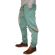 Ανδρικό πράσινο βαμβακερό chino παντελόνι με τιράντες