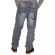 Ανδρικό jean ξεβαμμένο με σκισίματα