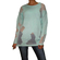 Titania women's oversized knit jumper in aqua