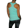 Ribbed women's tank-top aqua